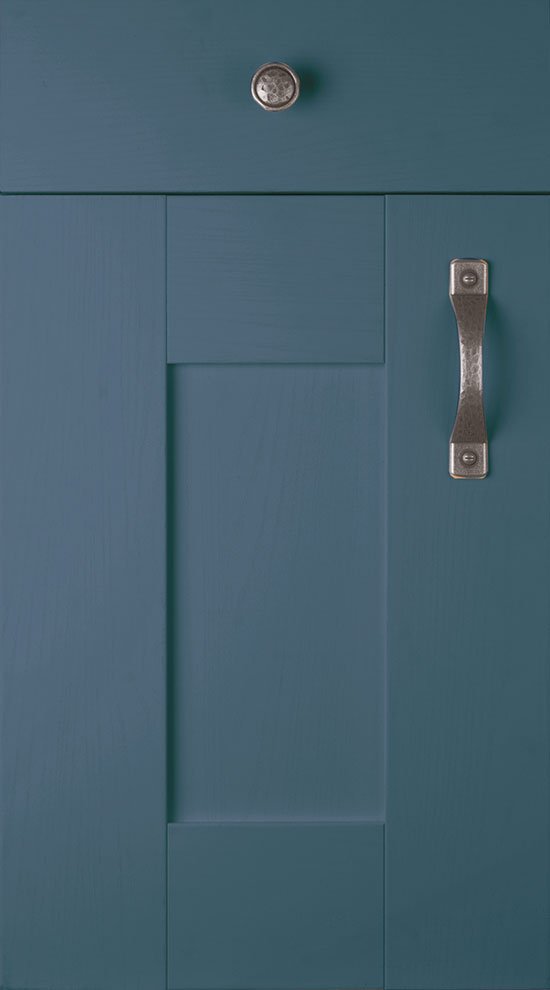 Pronto Wilton Oakgrain Azure Blue Kitchen